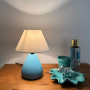 Abajur Luminária de Cerâmica com Cúpula Modelo Gota