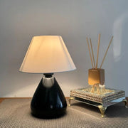 Abajur Luminária de Cerâmica com Cúpula Modelo Gota