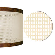 Pendente Manhattan Telinha Rattan 50cm Design Natural