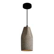 Luminária de Teto Pendente Concreto Moderno E27 Bivolt Industrial Decorativo