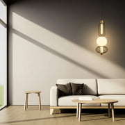 Luminária Pendente 12W Ajustável 3 Cores de Luz Moderna com Iluminação 360° Bivolt