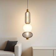 Luminária Pendente 12W Ajustável 3 Cores de Luz Moderna com Iluminação 360° Bivolt