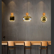 Lâmpada Led Espiral de vIdro Âmbar 6W Bivolt E27 com Iluminação 360° Decorativa